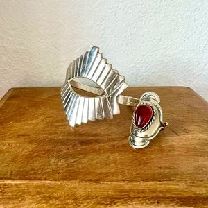 Dark Bohemian Silver Cuff ❤️
